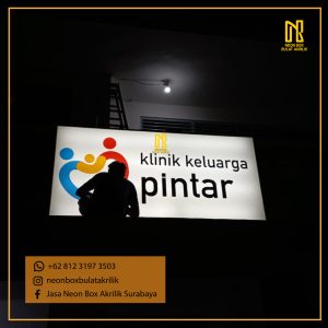 Jasa Pembuatan Neon Box di Gresik