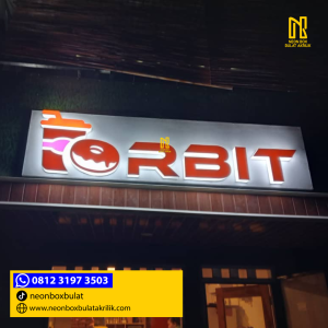 Pembuatan Neon Box Huruf Timbul Surabaya