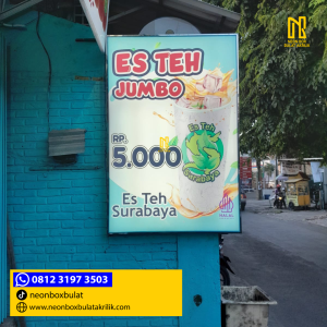 Harga Pembuatan Neon Box Akrilik Surabaya