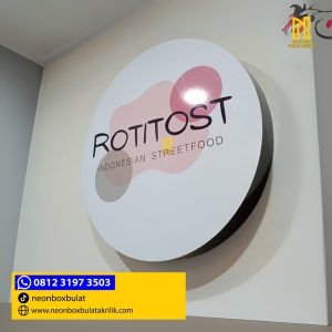 Jasa Peemasangan Neon Box Satu Sisi