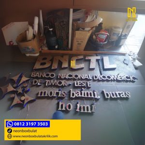 huruf timbul stainless gold timor leste web
