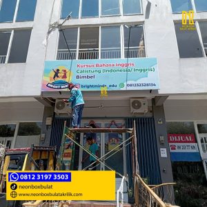 Jasa Pembuatan Papan Nama Bimbel Web