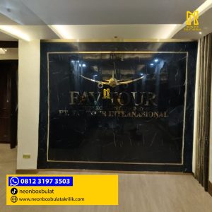 web Harga Letter Timbul Stainless Gold 