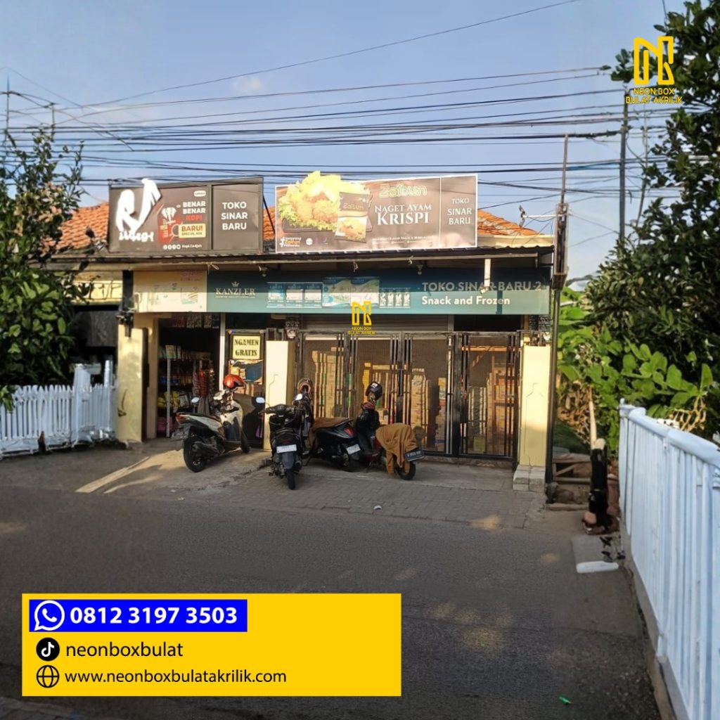 web Papan Nama Timbul Custom Toko