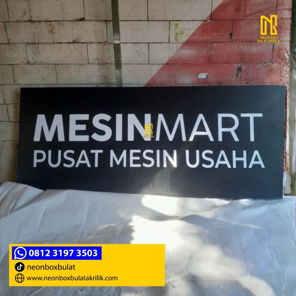 Pembuatan Neonbox Stiker Menyala web