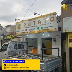 Harga Papan Nama Dengan Lampu Sorot WEB