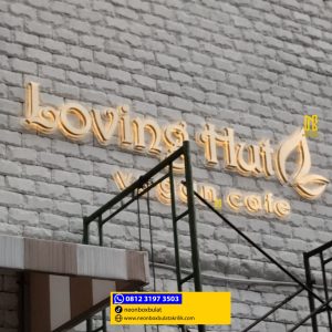 WEB Pembuatan Huruf Timbul SS Gold Backlite