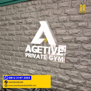 web Pembuatan Huruf Timbul Gym Surabaya