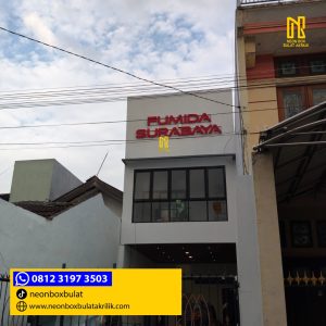web Produksi Letter Timbul Full Akrilik Surabaya 