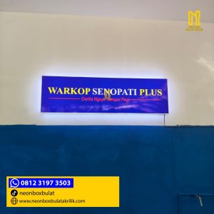 Neonbox 1 sisi Daerah Surabaya web
