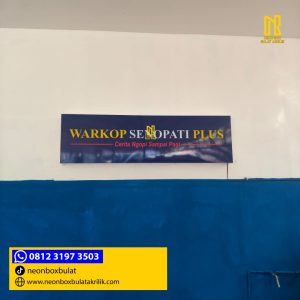 Pembuatan Neonbox 1 Sisi Daerah Surabaya web