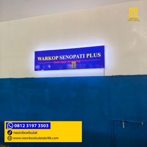 web Pembuatan Neonbox 1 Sisi Daerah Surabaya