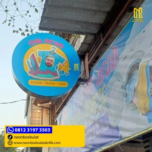 Jasa Letterbox 1 Sisi di Surabaya Barat web