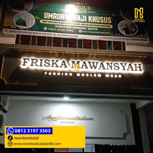 Pembuatan Huruf Timbul Akrilik Menyala Belakang web