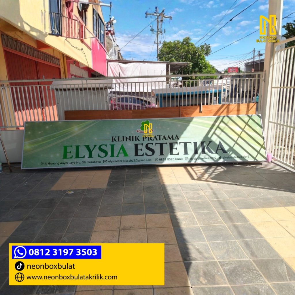 web Neonbox Klinik 1 Sisi Di Surabaya Timur