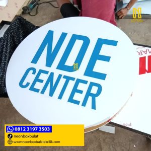 web Pembuatan Dan Pemasangan Neonbox Bulat Di Gwalk