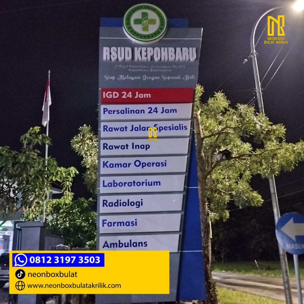 Pembutatan Palang Neonbox RSUD Di Bojonegoro web